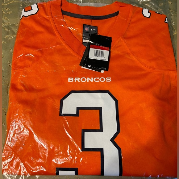 NFL - Denver Broncos- Russell Wilson - Nike Orange Game Jersey - Picture 5 of 6